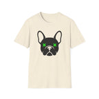 French Bulldog Tee — Neon X Eyes Dog Face Graphic T-Shirt