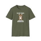 Corgi Funny T-Shirt — “I’m Not Short, I’m Edited for Mountain Ratio” Cute Dog Graphic Tee