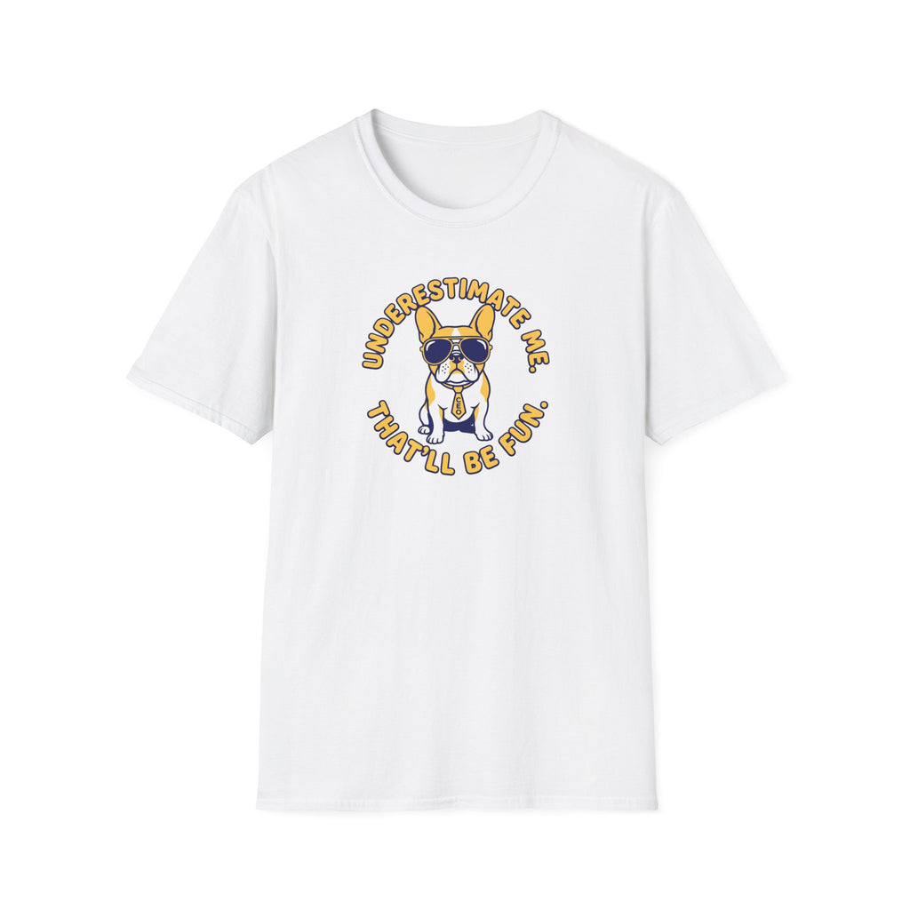 French Bulldog with Sunglasses T-Shirt