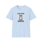 Corgi Graphic T-Shirt — "I’m Not Short, I’m Edited for Mountain Ratio"