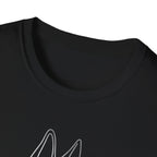 Minimal Line Art Husky T-Shirt — Modern Dog Lover Graphic Tee
