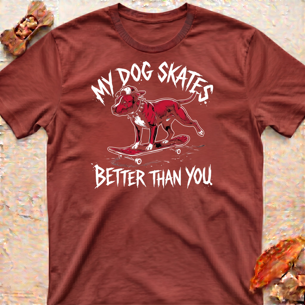 My Skating Pitbull T-Shirt