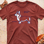 Corgi Blueprint Diagram T-Shirt