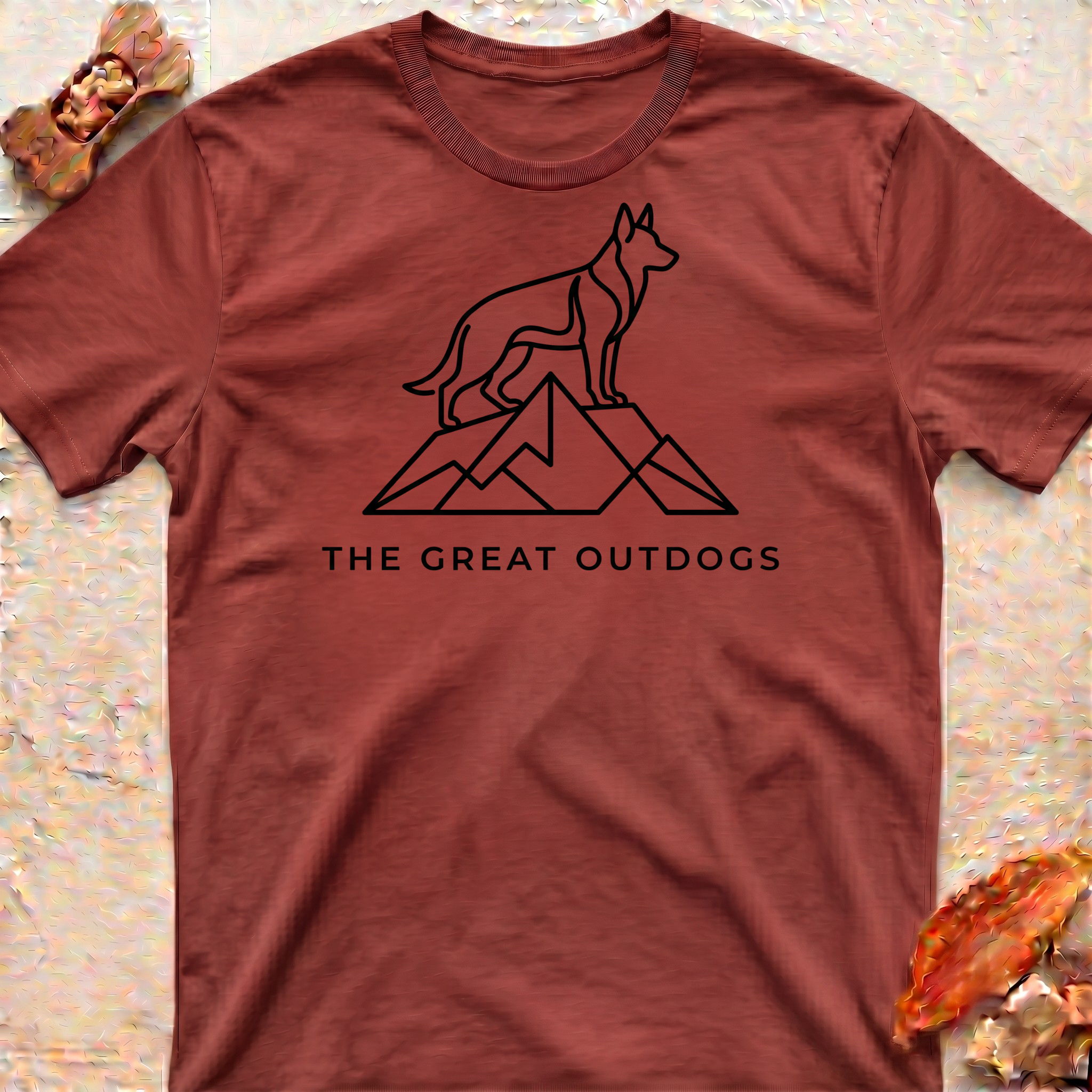 German Shepherd Minimalistic T-Shirt
