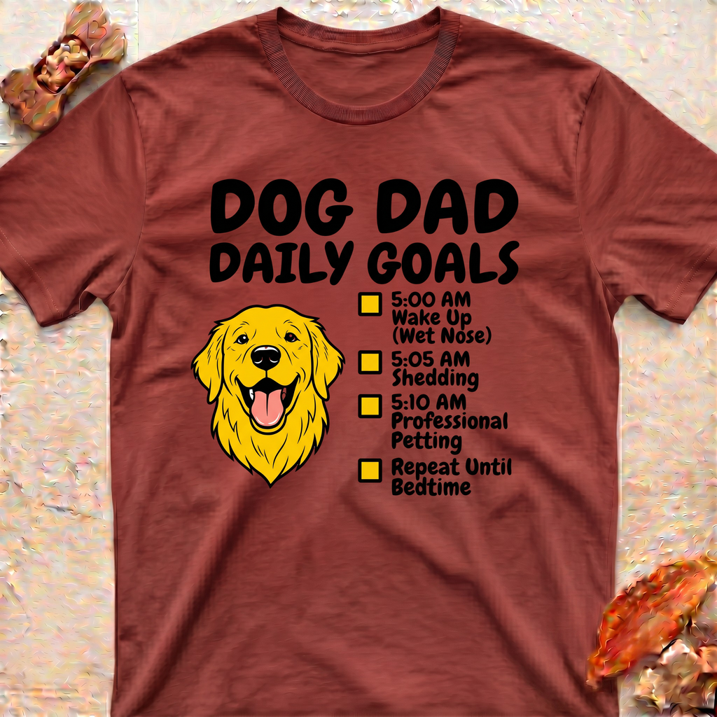 Golden T-Shirt - Dad's Daily Goals