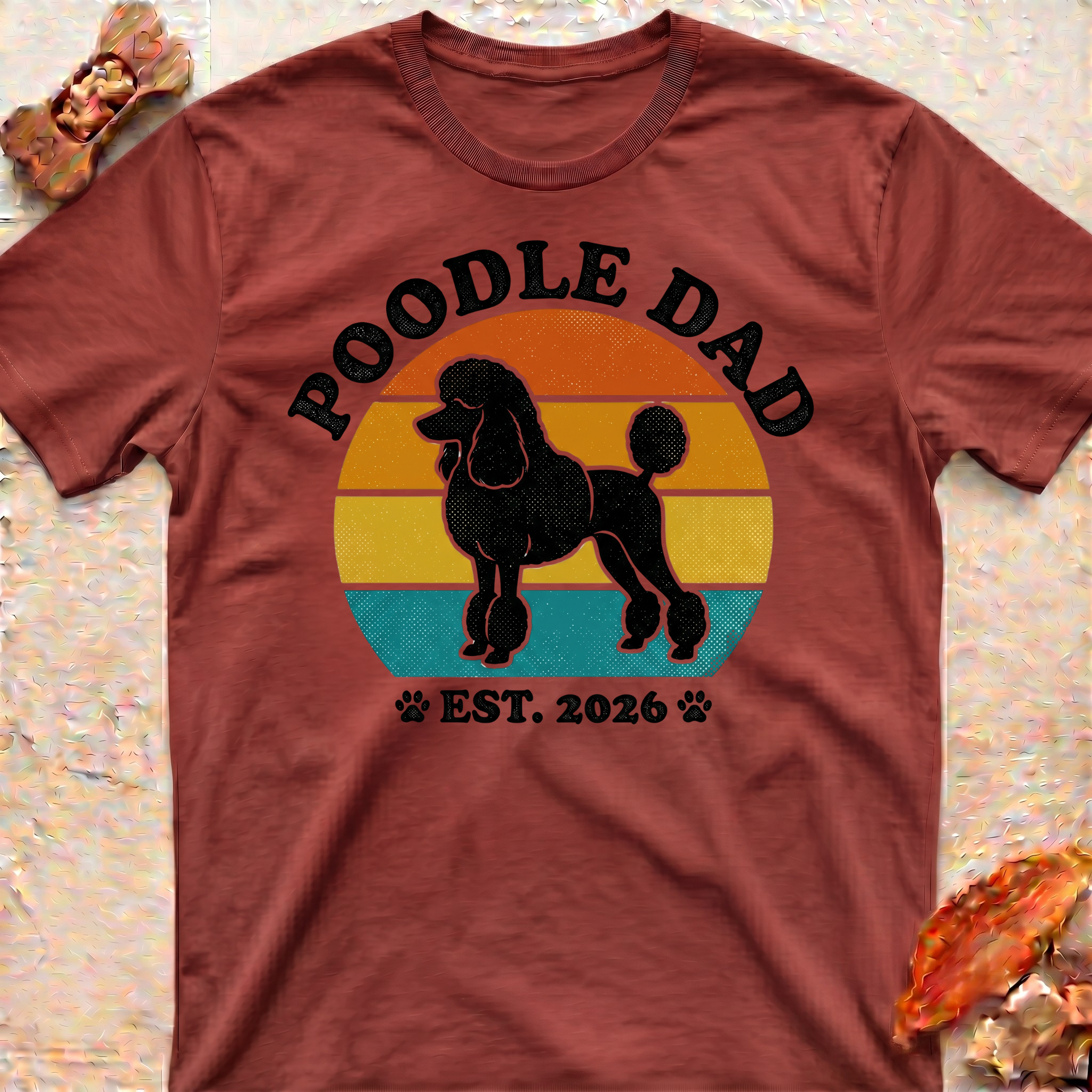 Poodle Retro T-Shirt
