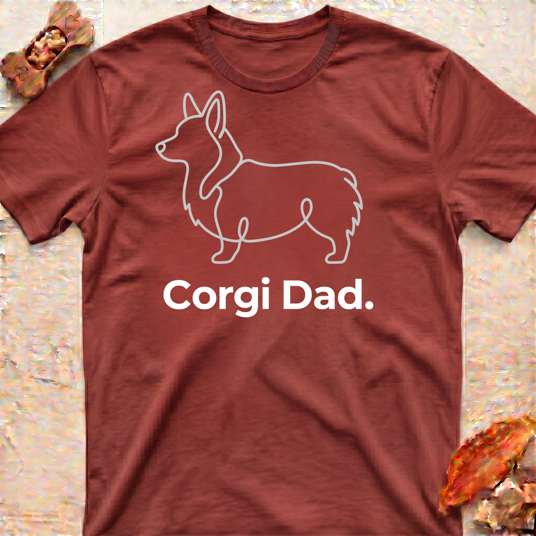Corgi Minimal Outline T-Shirt