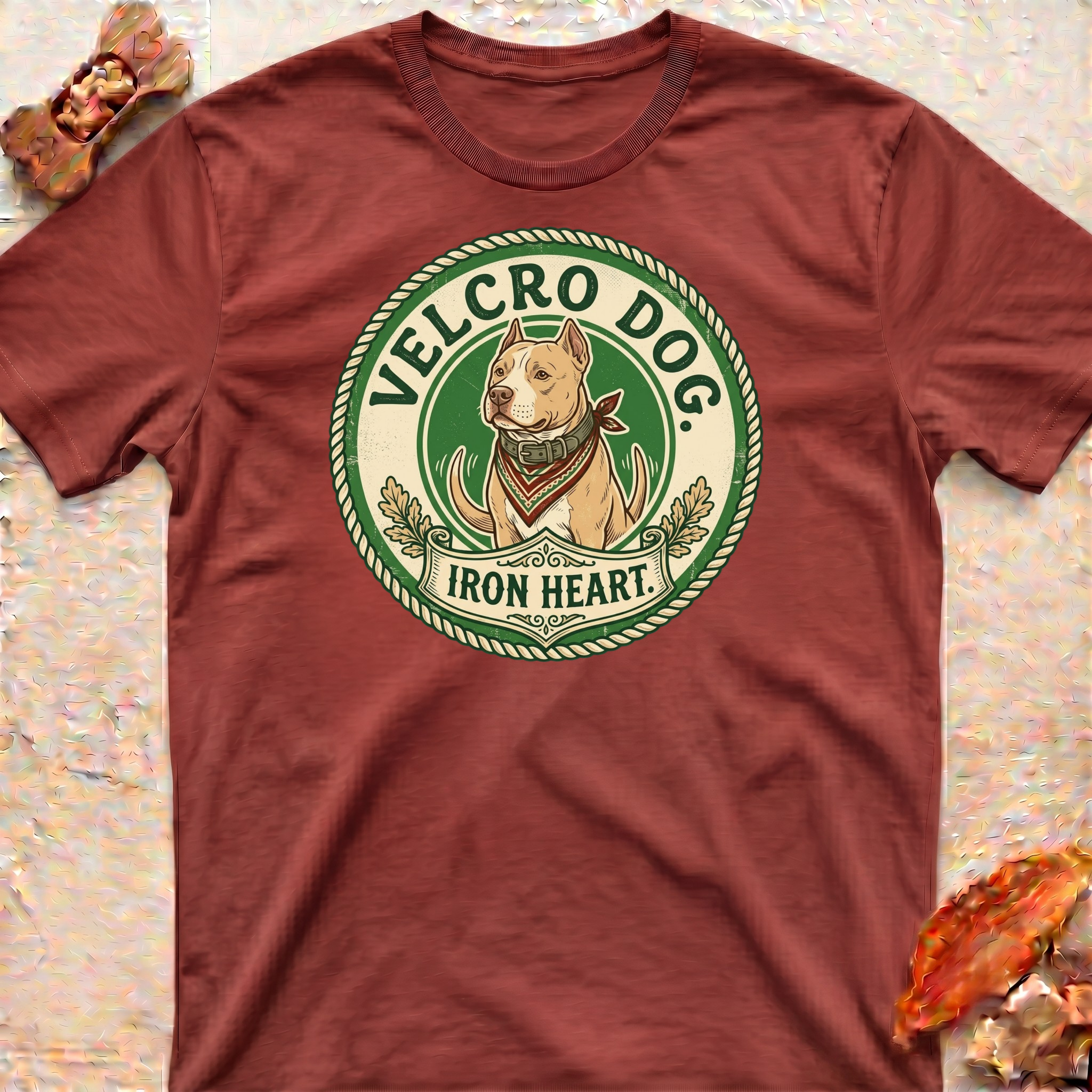 Velcro Dog Pit Bull T-Shirt