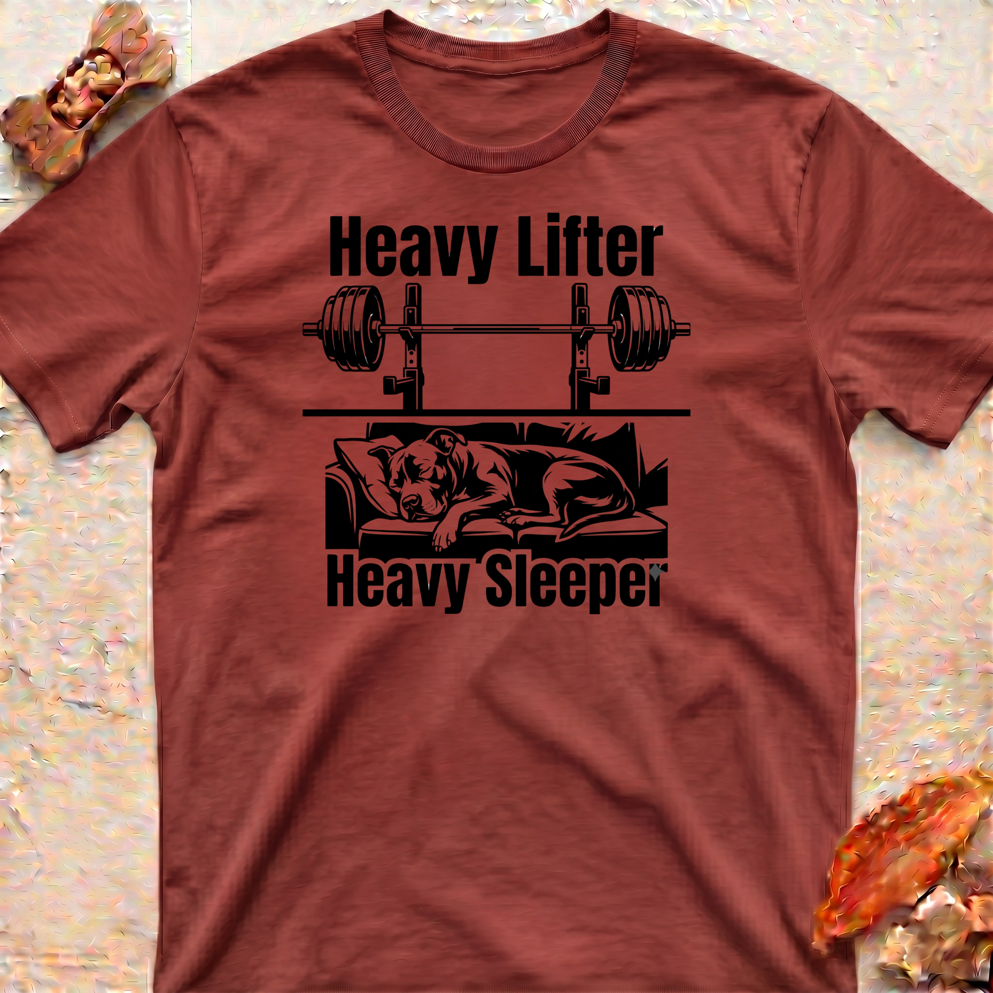 Sleeping Pitbull Gym T-Shirt