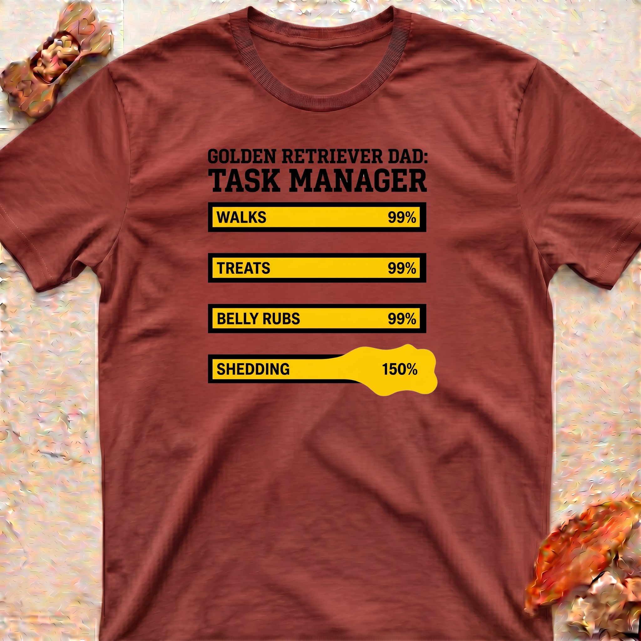 Golden Retriever Task Manager T-Shirt