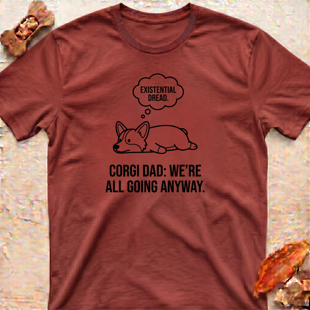 Corgi Dad Funny T‑Shirt
