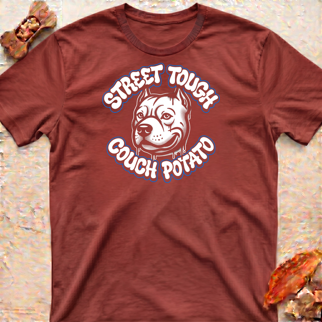 Couch Potato Pitbull T-Shirt