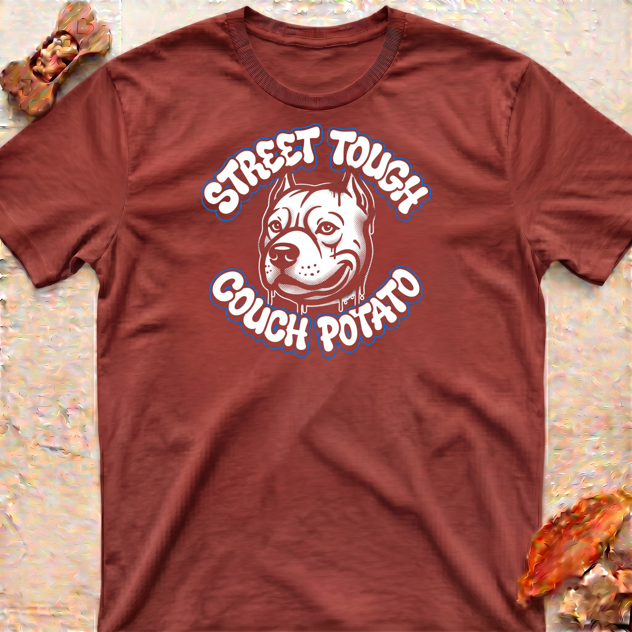 Couch Potato Pitbull T-Shirt