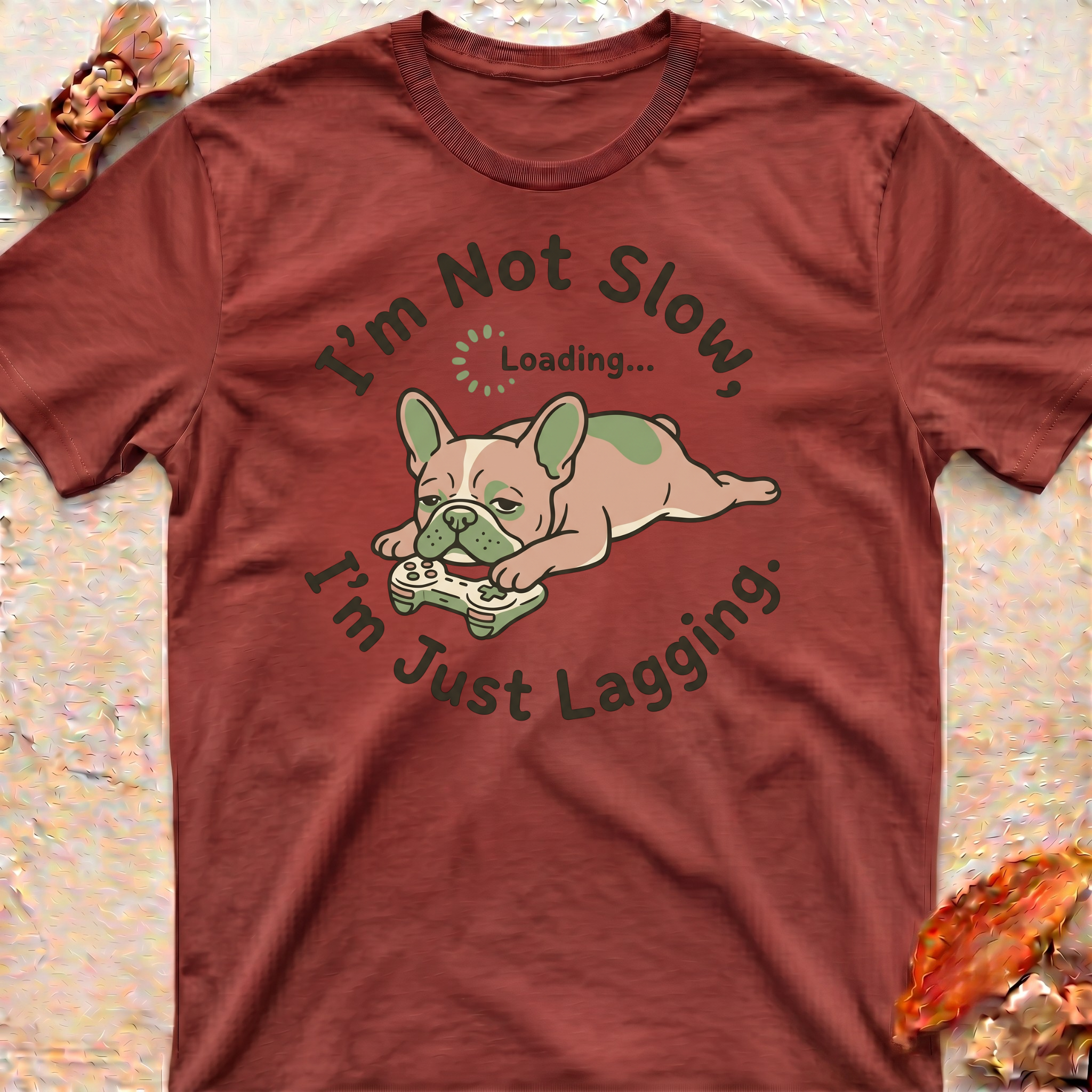 Funny Frenchie Gamer T-Shirt
