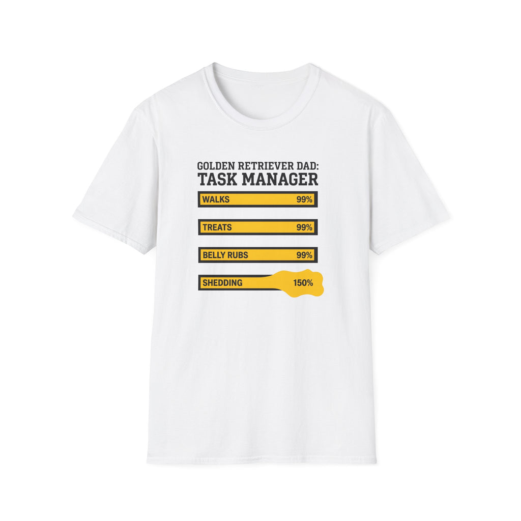 Golden Retriever Dad T-Shirt-Task Manager