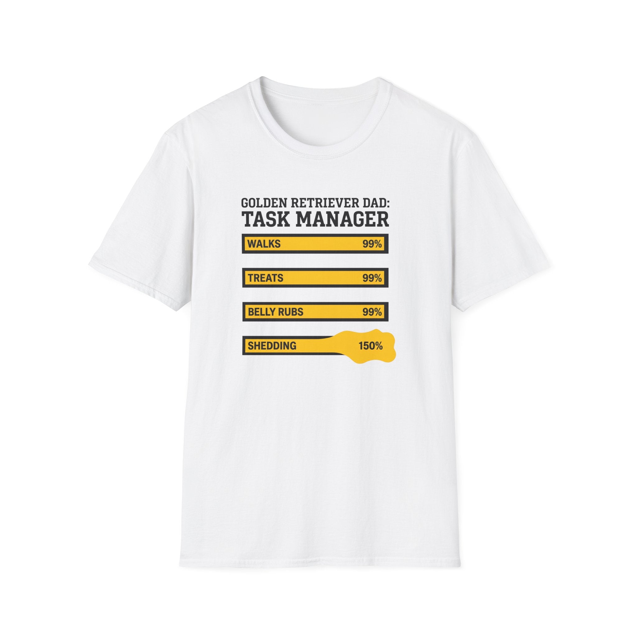 Golden Retriever Dad T-Shirt-Task Manager