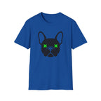 French Bulldog Tee — Neon X Eyes Dog Face Graphic T-Shirt