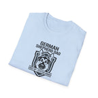 German Shepherd Dad T-Shirt – "Ears Up, System Armed" Dog Dad Tee