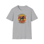 Poodle Dad T-Shirt - Retro Sunset Dog Dad Tee