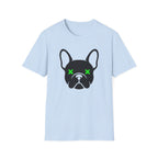 French Bulldog Tee — Neon X Eyes Dog Face Graphic T-Shirt