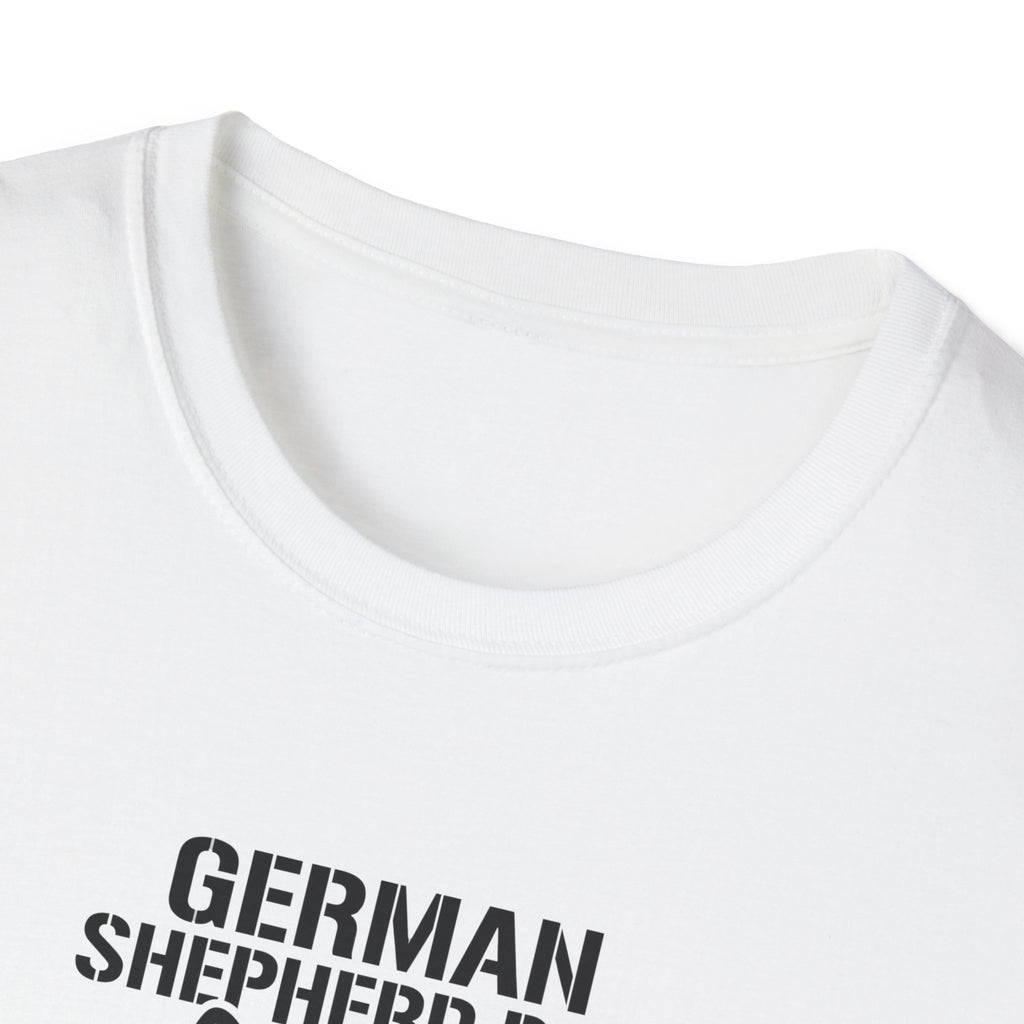 German Shepherd Dad T-Shirt – "Ears Up, System Armed" Dog Dad Tee
