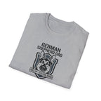 German Shepherd Dad T-Shirt – "Ears Up, System Armed" Dog Dad Tee