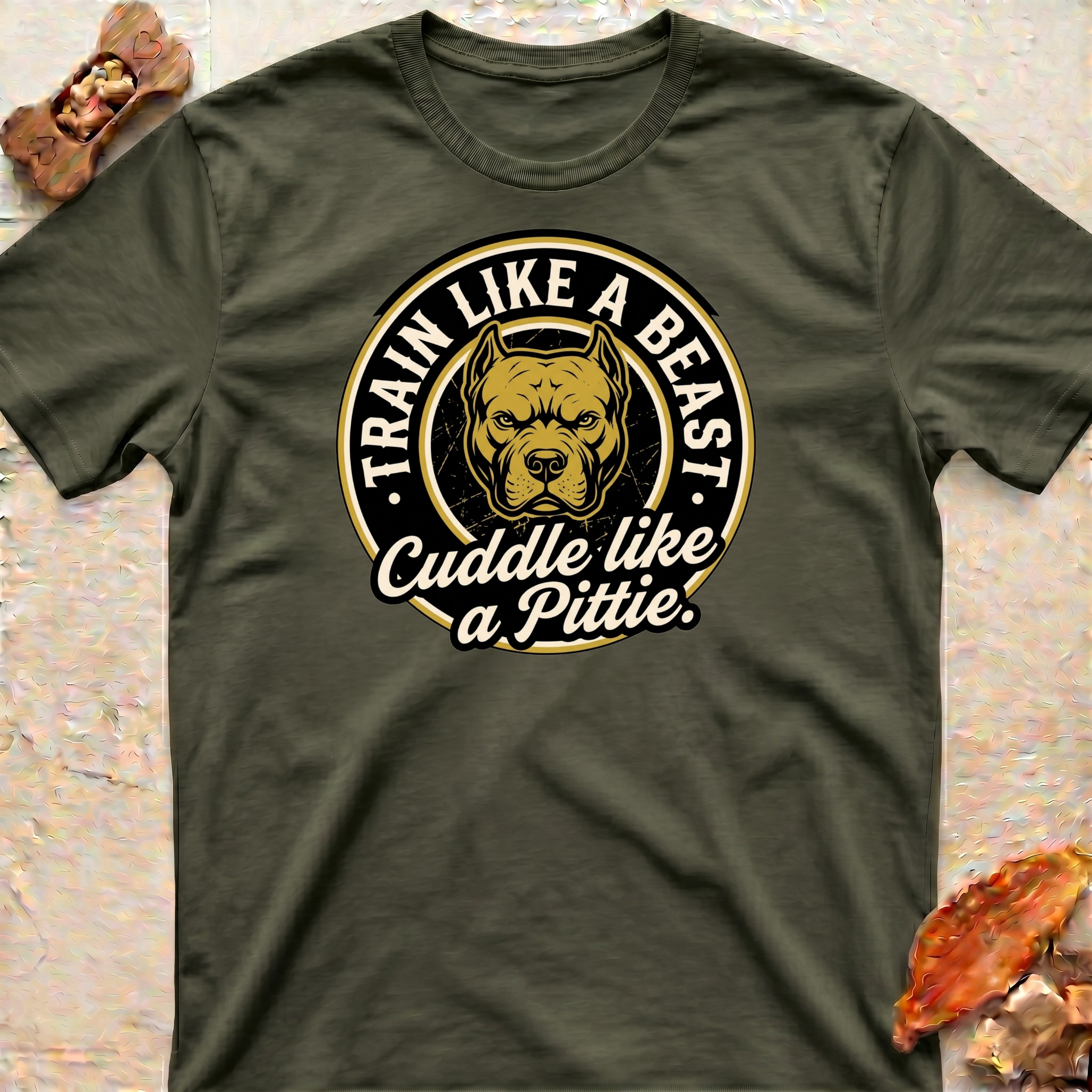 Pitbull-Train Like a Beast-T-Shirt