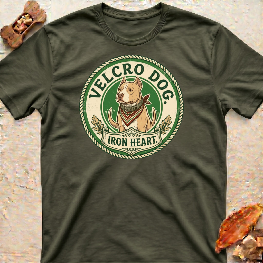 Velcro Dog Pit Bull T-Shirt