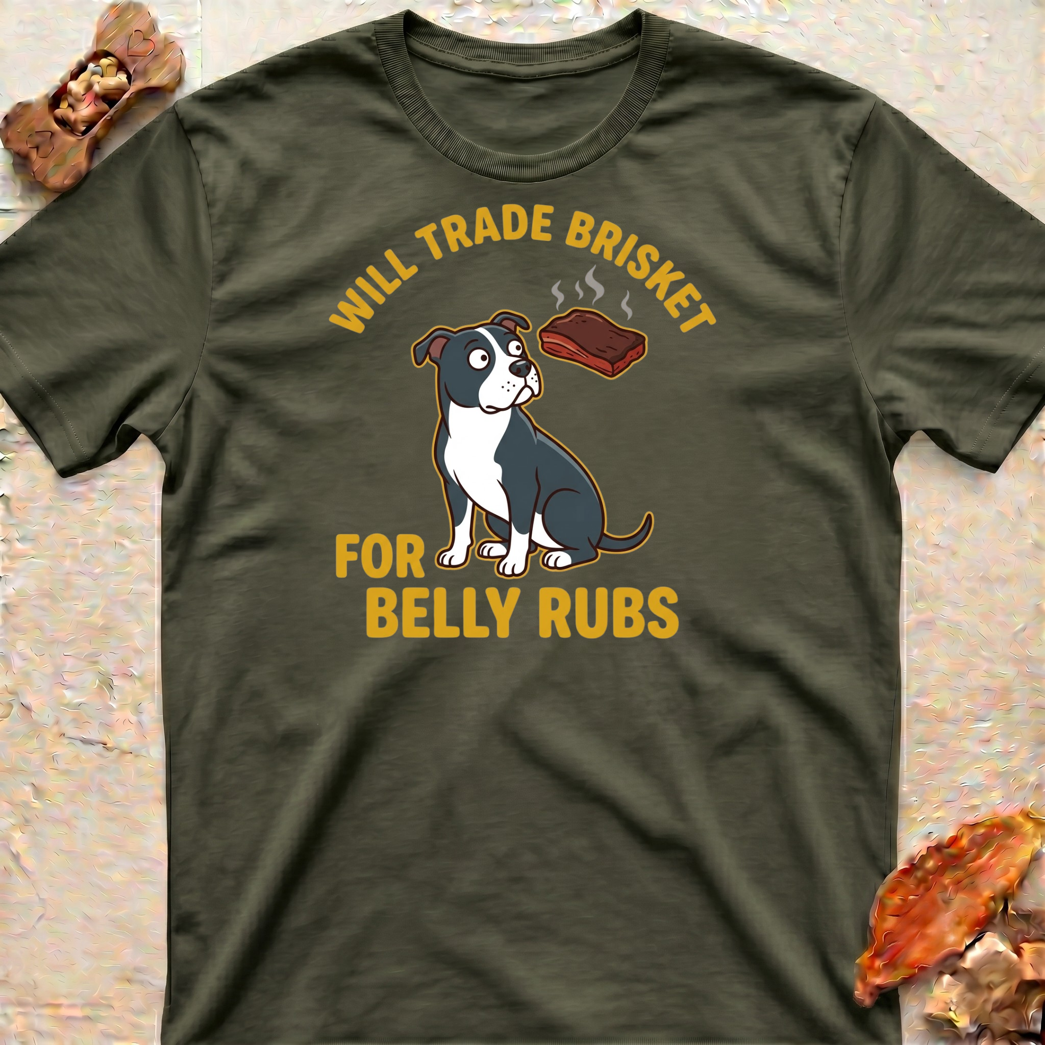 Belly Rubs Pitbull T-Shirt