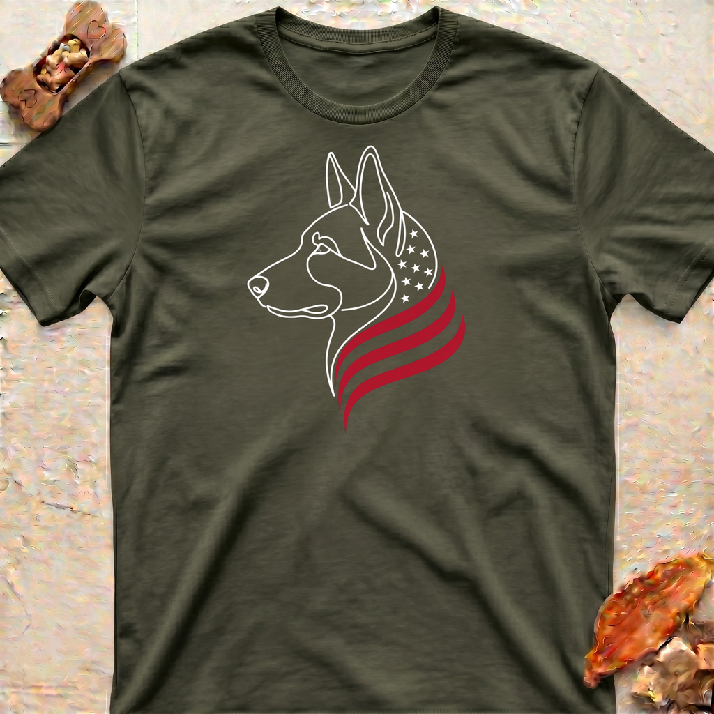Patriotic German Shepherd T-Shirt