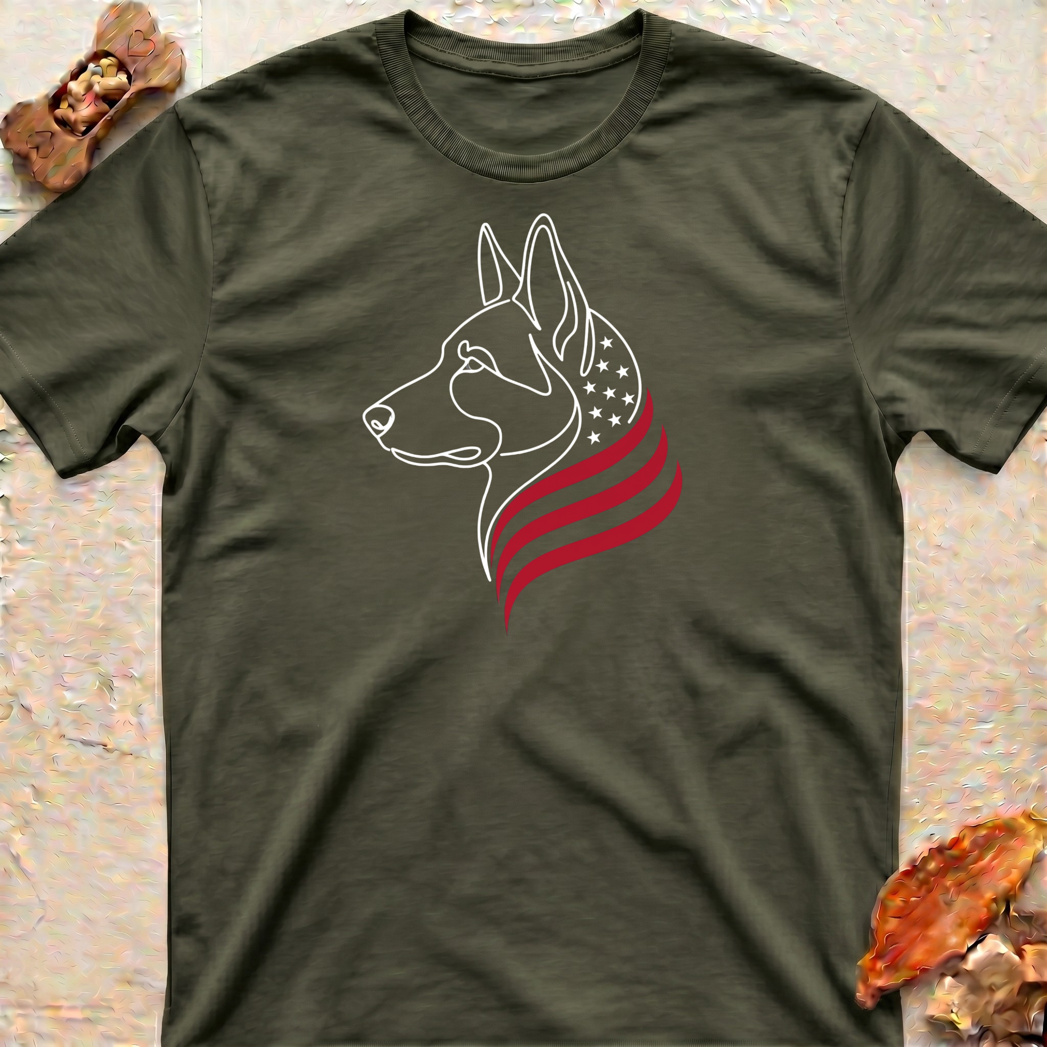 Patriotic German Shepherd T-Shirt