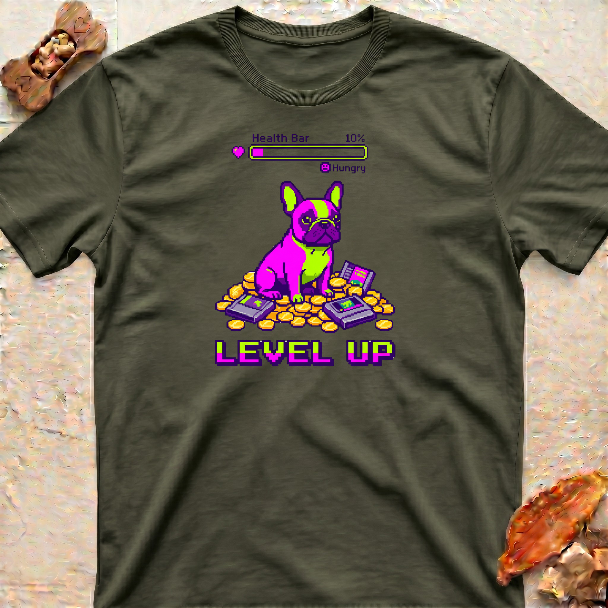 Level Up Frenchie T-Shirt