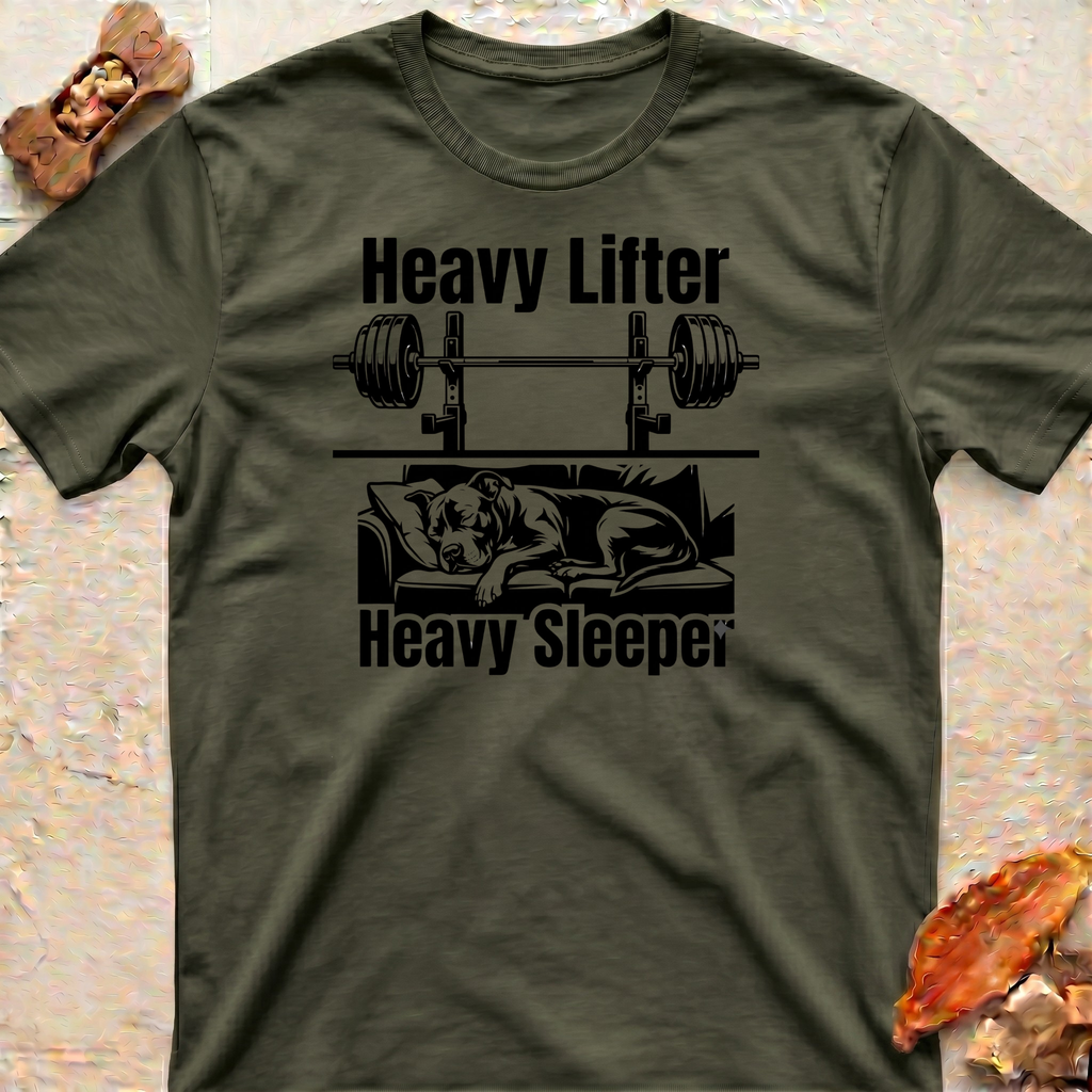 Sleeping Pitbull Gym T-Shirt