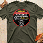 Rottweiler Security T-Shirt