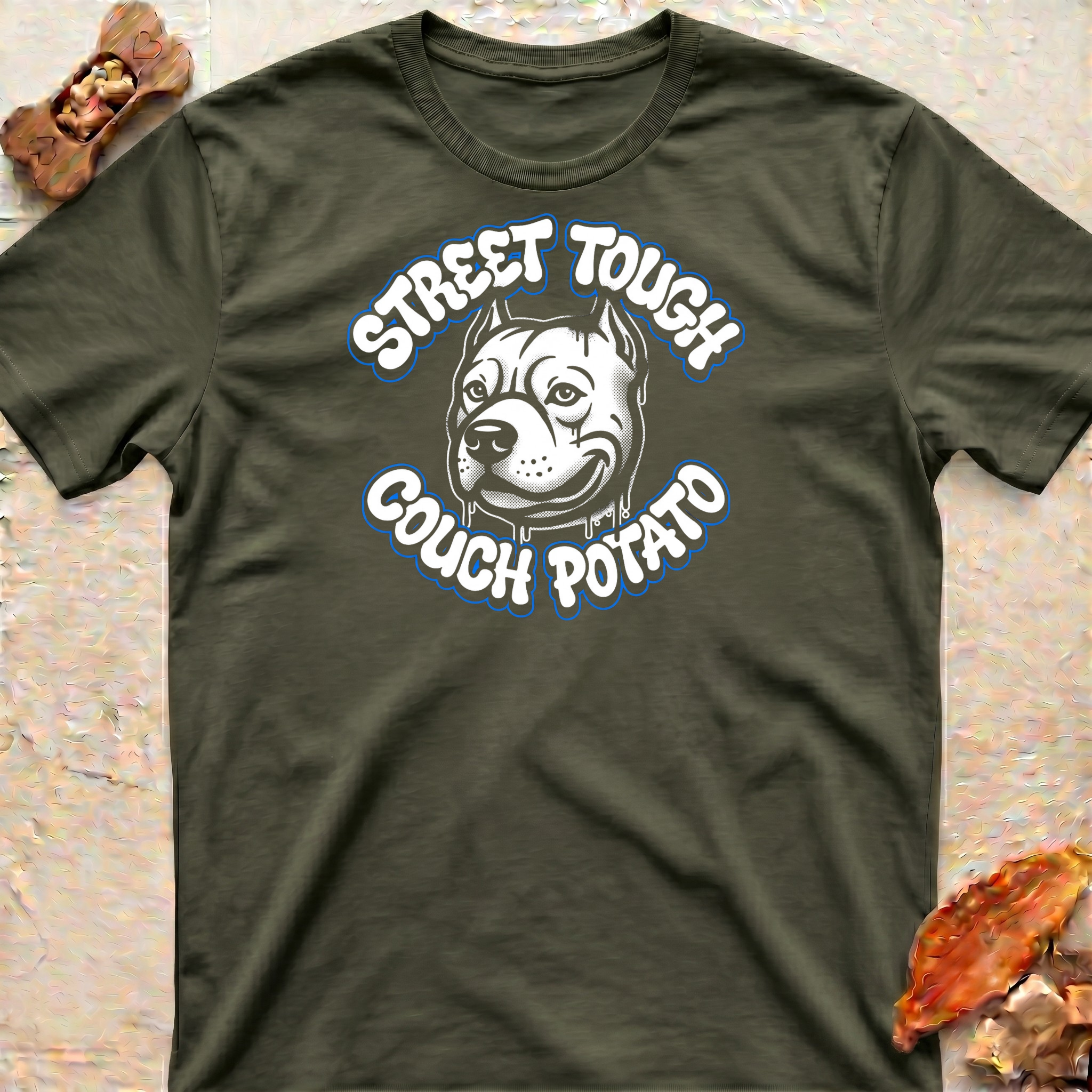 Couch Potato Pitbull T-Shirt