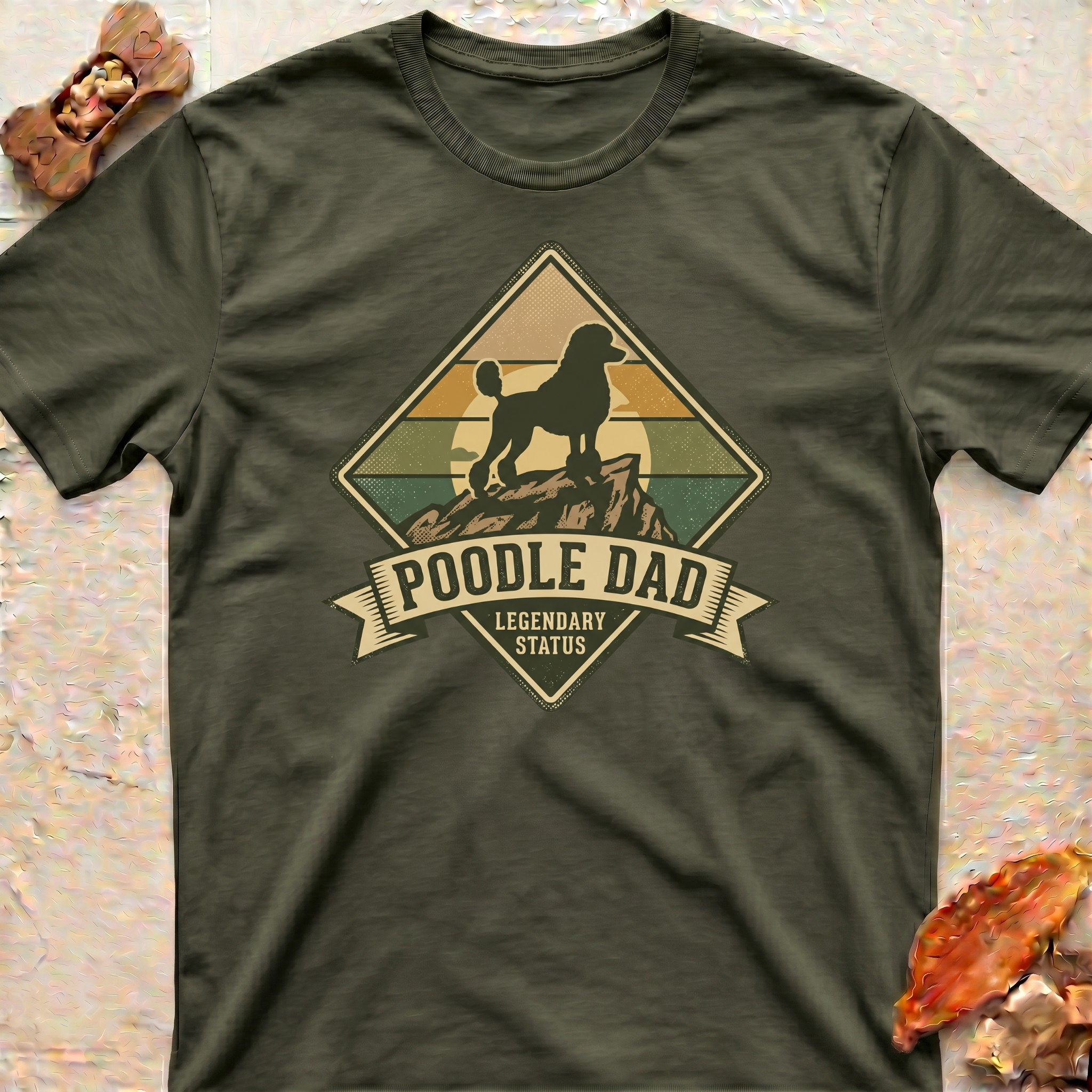 Poodle Dad Vintage T-Shirt