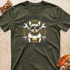 T-Shirt — "Frenchie Dad Built Tough"