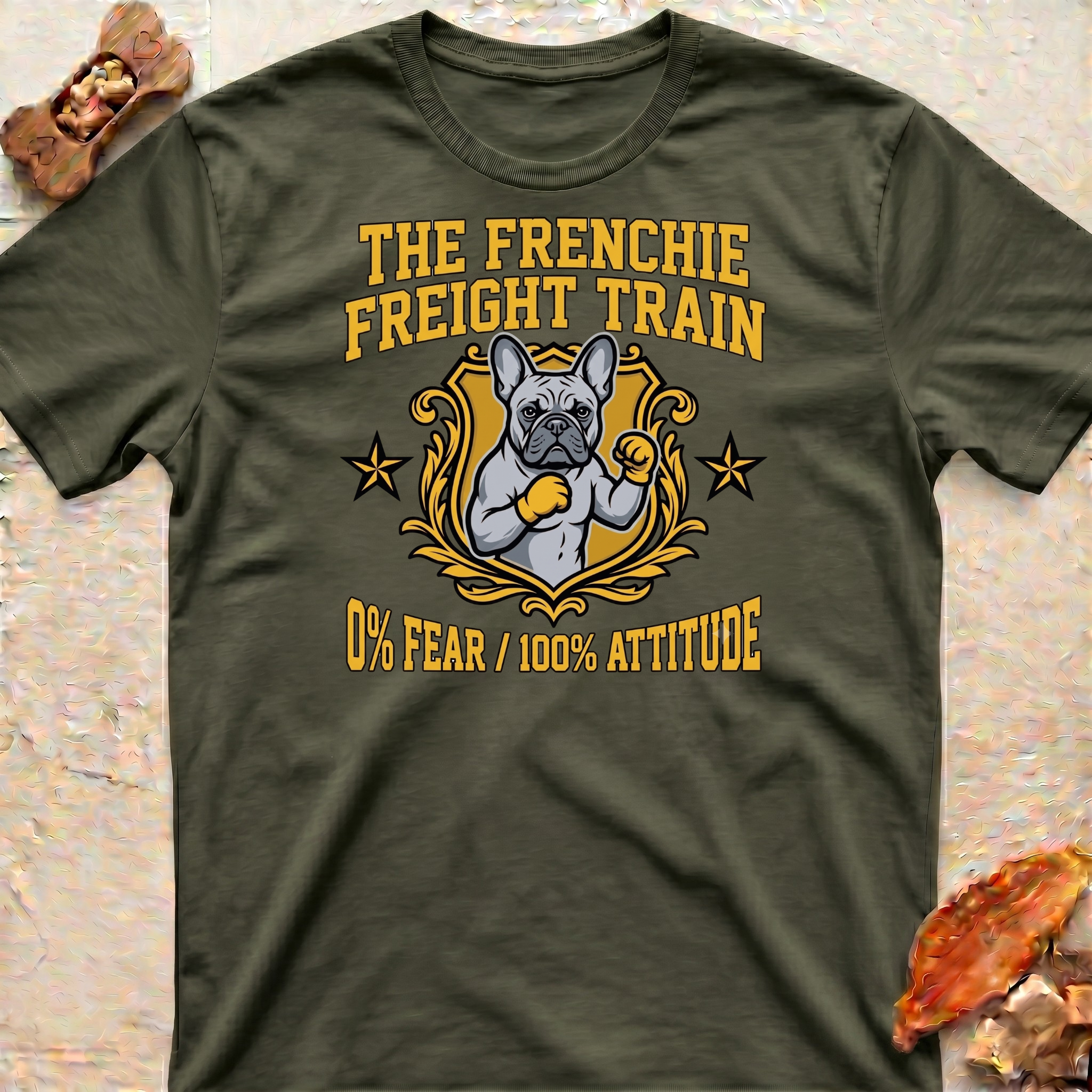 Frenchie Train T-Shirt