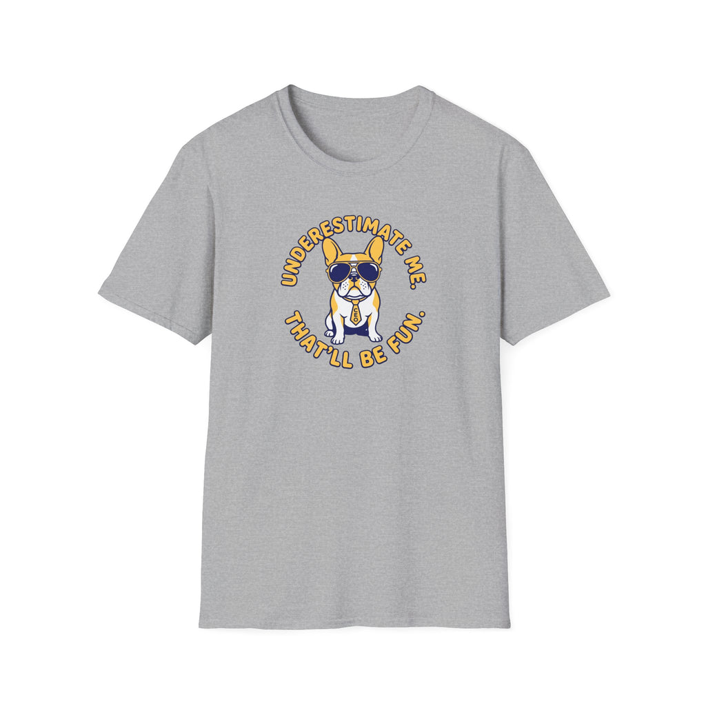 French Bulldog with Sunglasses T-Shirt