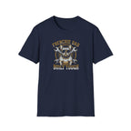 Frenchie Dad T-Shirt — "Built Tough" Bulldog Dad Graphic Tee