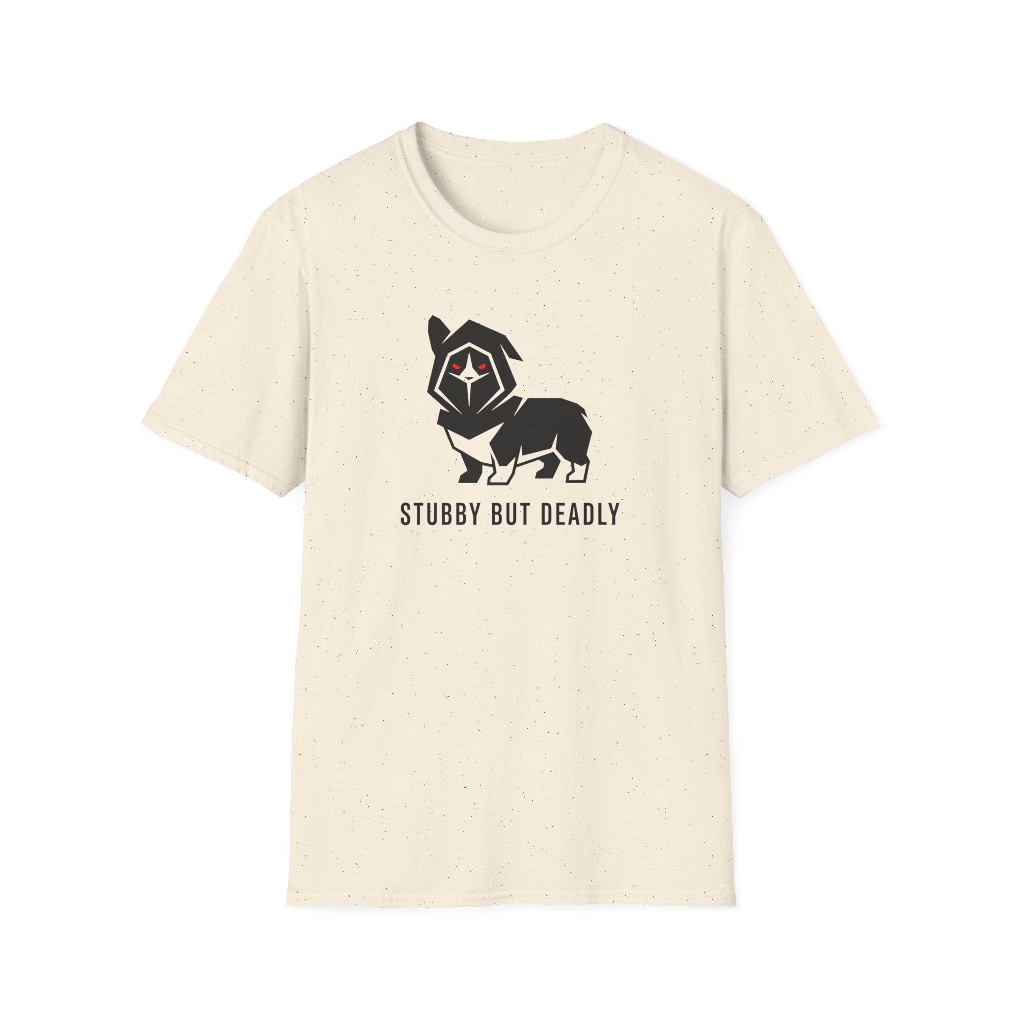 Corgi Graphic Tee - "Stubby But Deadly" Funny Dog Lover T-Shirt
