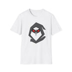 Corgi Raven Hood Graphic T-Shirt — Red-Eyed Corgi Dad Tee
