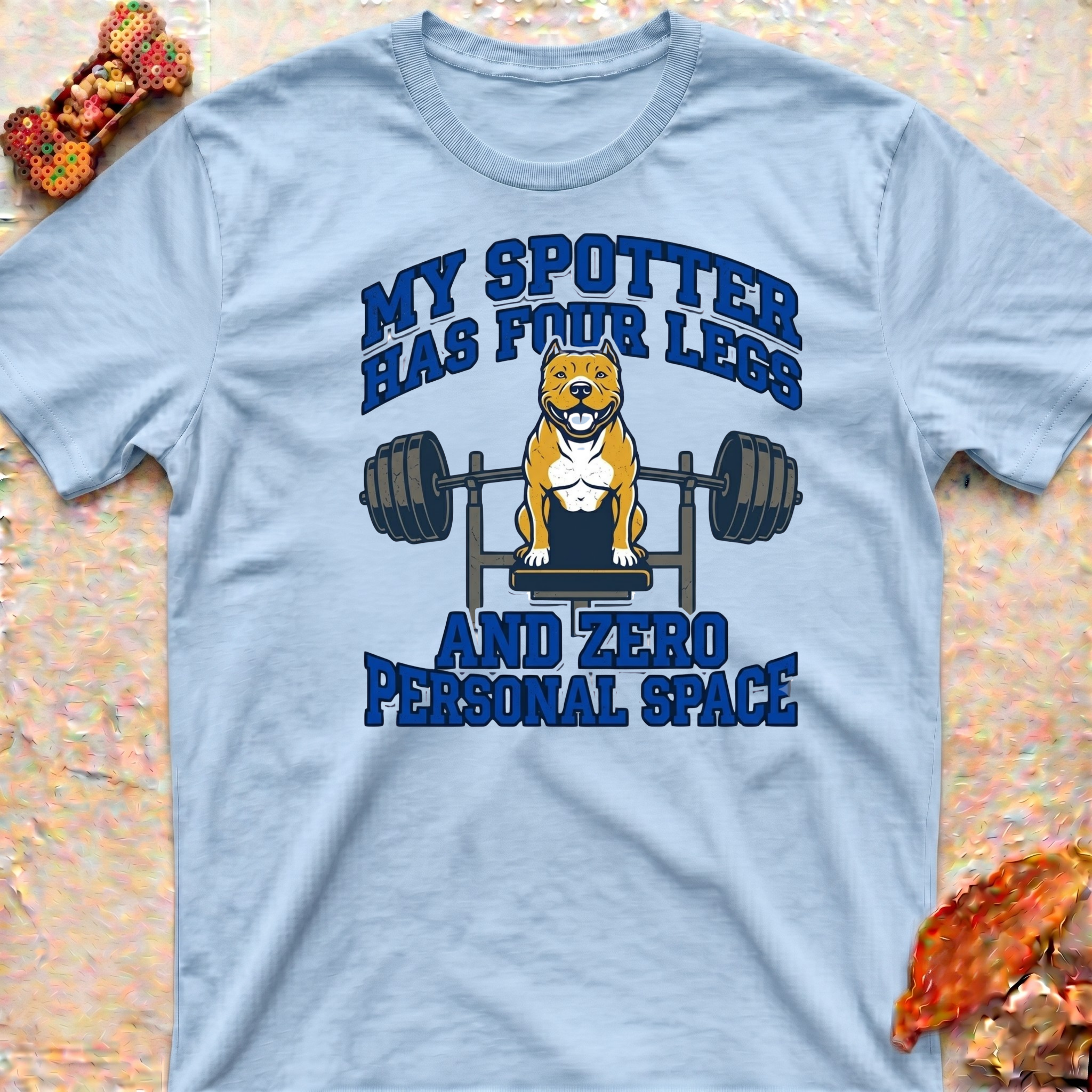 Pitbull Weightlifting Spotter T-Shirt