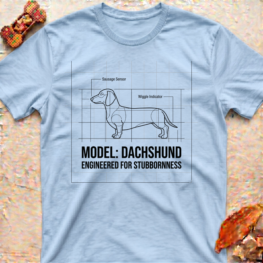 Dachshund T-Shirt – Engineered for Stubbornness
