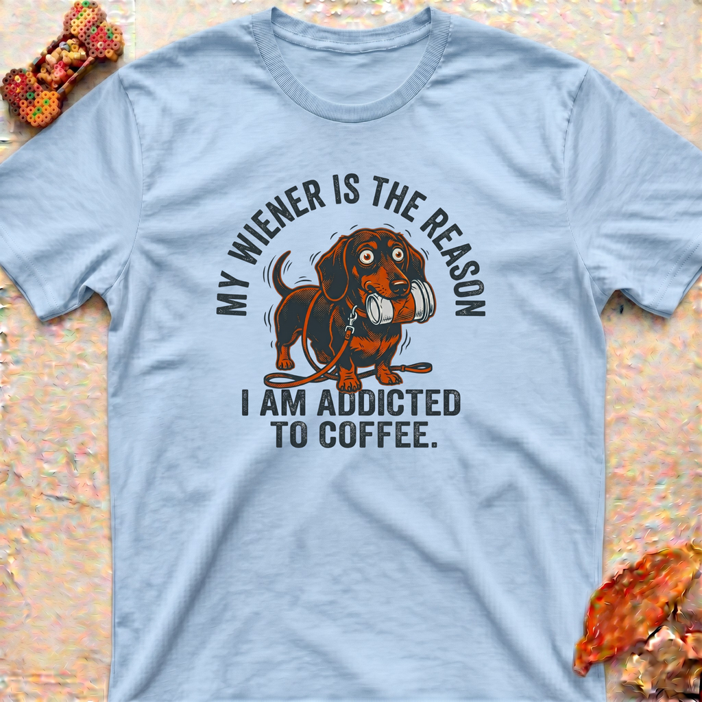 Dachshund and Coffee T‑Shirt