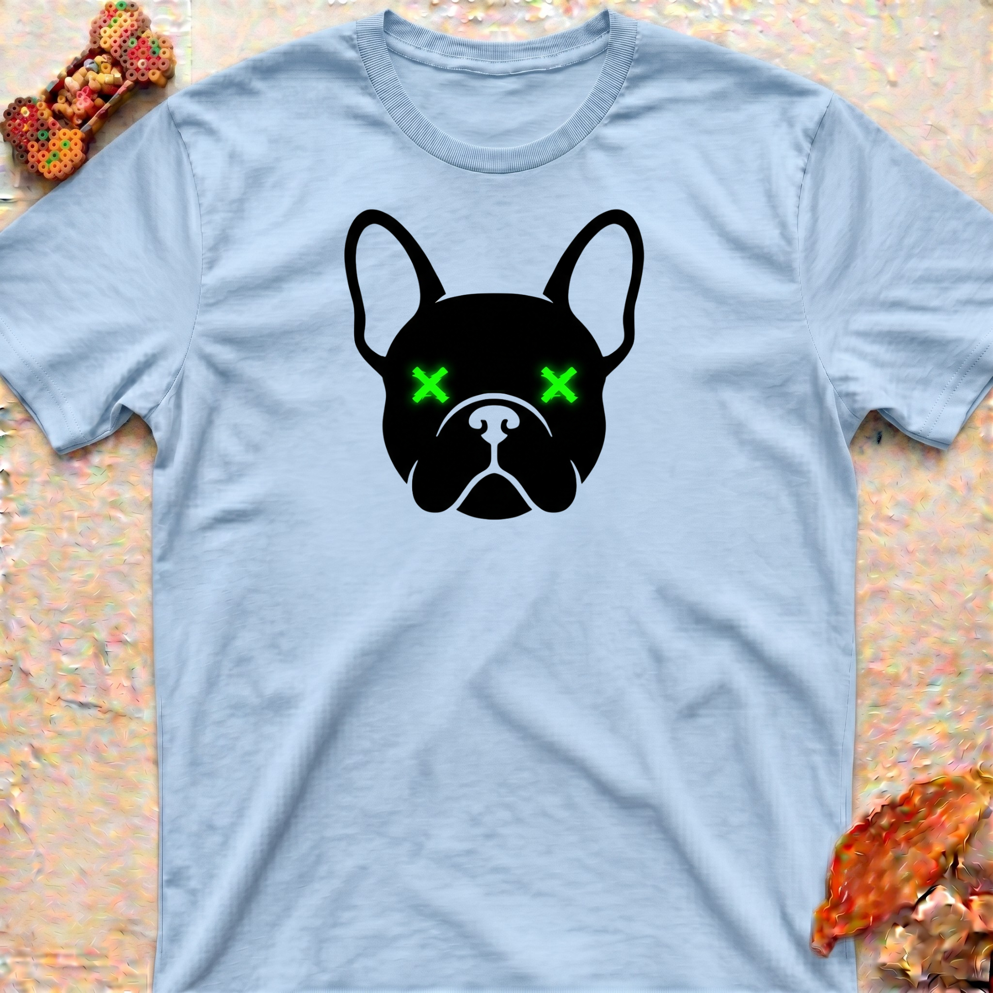 Neon X Eyes Frenchie T-Shirt