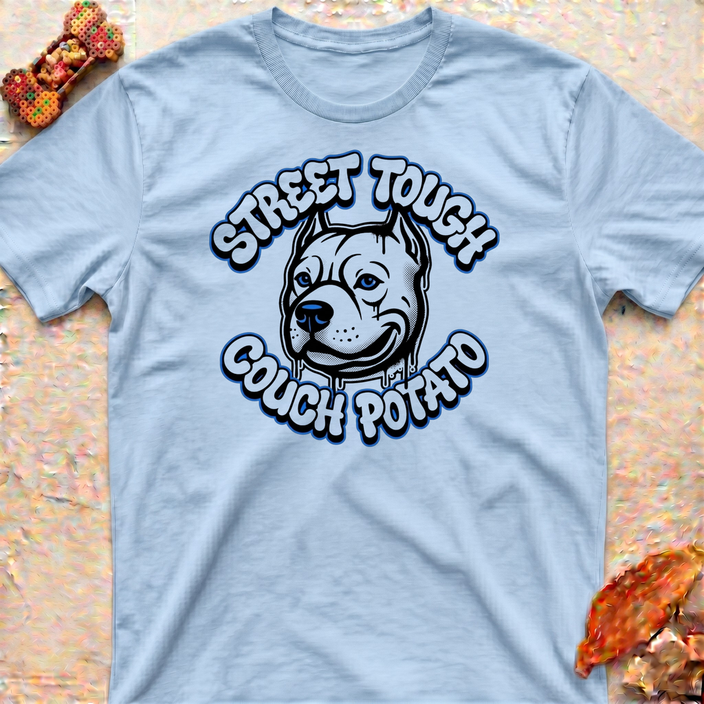 Couch Potato Pitbull T-Shirt