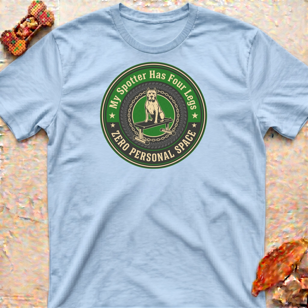 Funny Weightlifting Pitbull Dad T-Shirt
