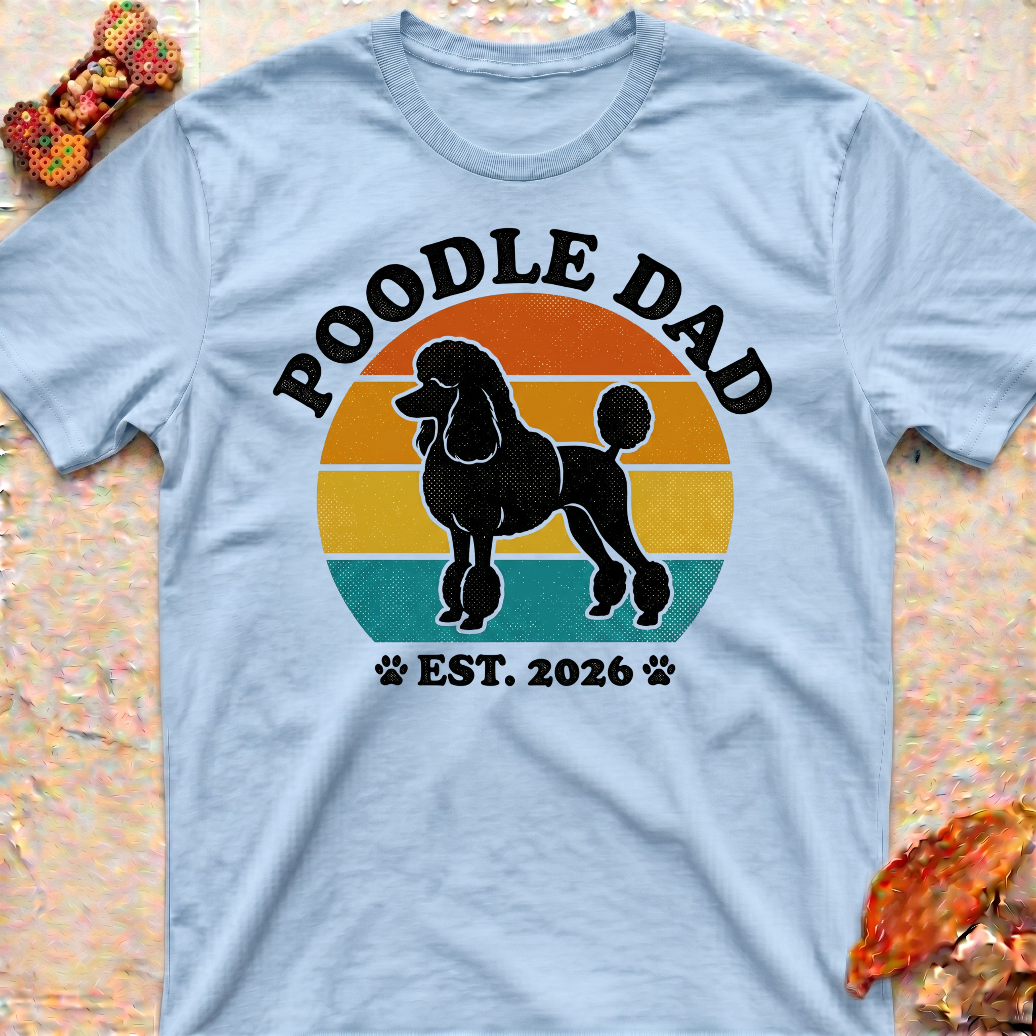 Poodle Retro T-Shirt