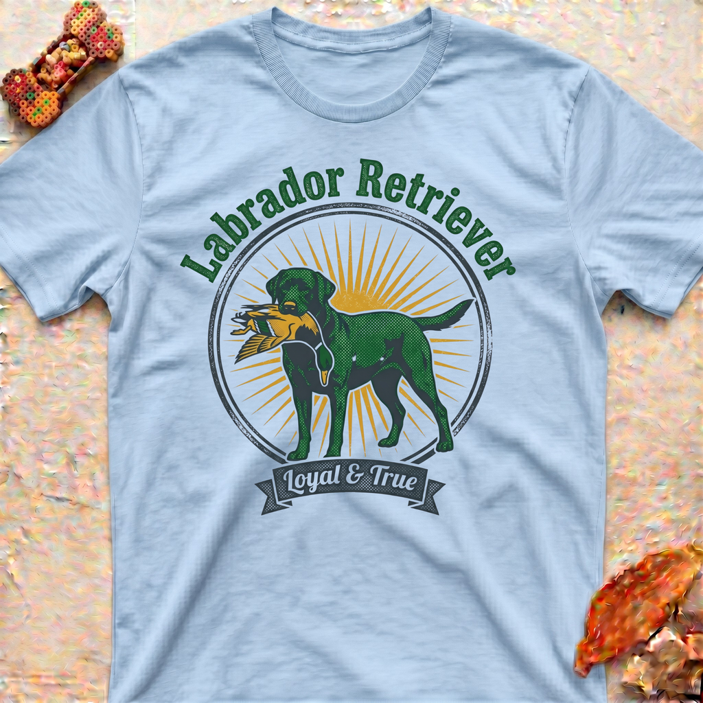 Labrador Retriever Graphic T-Shirt — Loyal & True Dog Lover Tee